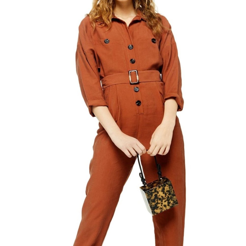 Topshop Belted Boilersuit